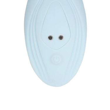 Remote Control Couples Hands Free Panty Vibrator with remote, highlighting its innovative technology for hands-free stimulation.